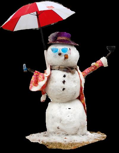 Snowman in Mt Pleasant